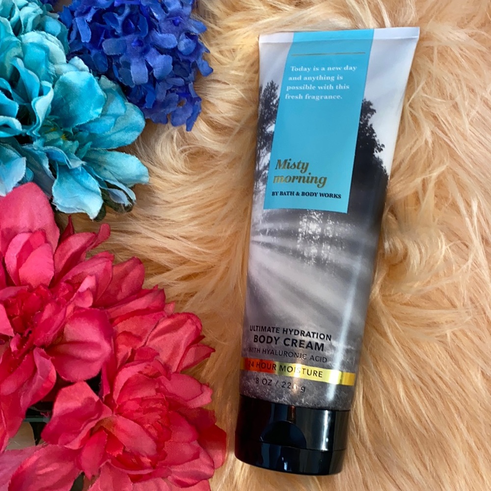 Misty Morning Ultimate Hydration Body Cream Bath & Body Works NEW!